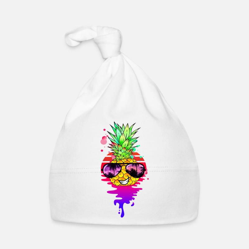 Drôle d’ananas rétro Bonnet bio Bébé