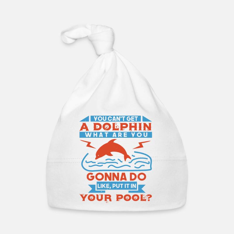 EIN DELFIN, DEN SIE GERNE EINSETZEN WERDEN, SETZEN SIE ES EIN Baby Bio-Mütze