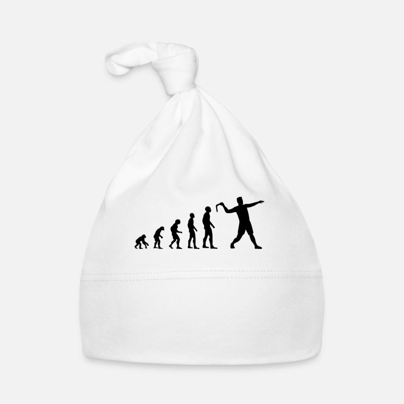 Bumerang Werfen Evolution Bumerang Werfer Geschenk Baby Bio-Mütze
