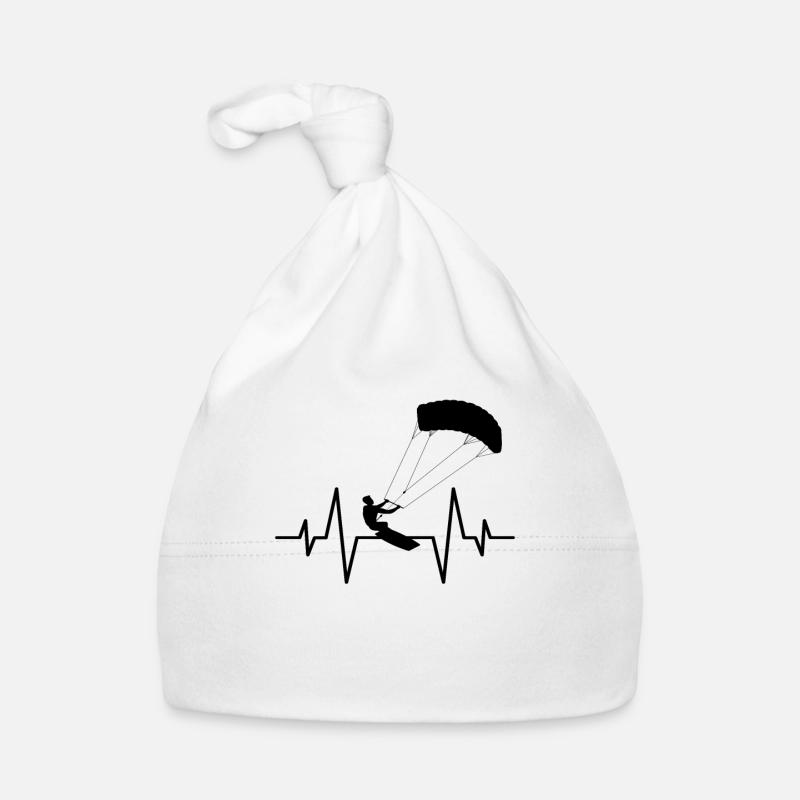 kite surfen Herzschlag Baby Bio-Mütze