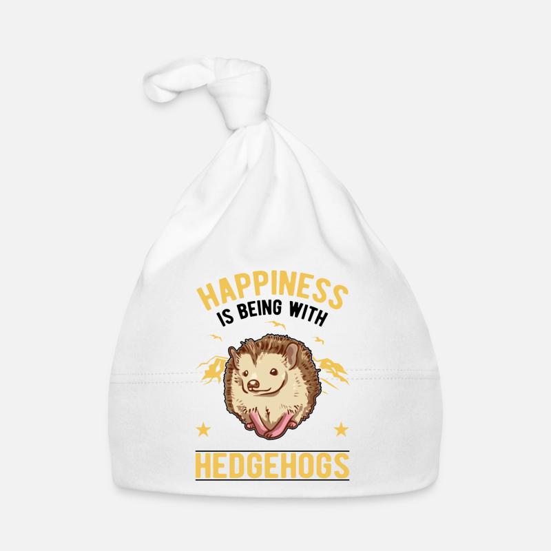 Hedgehog luck spiny Organic Baby Cap