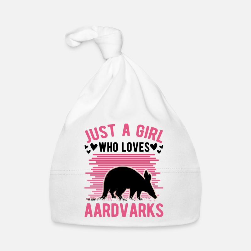 Erdferkel Mädchen Aardvark Baby Bio-Mütze