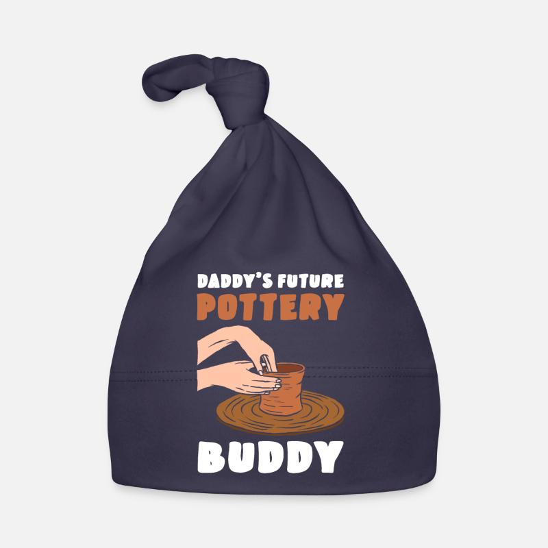 Daddy's Future Pottery Buddy Baby Bio-Mütze