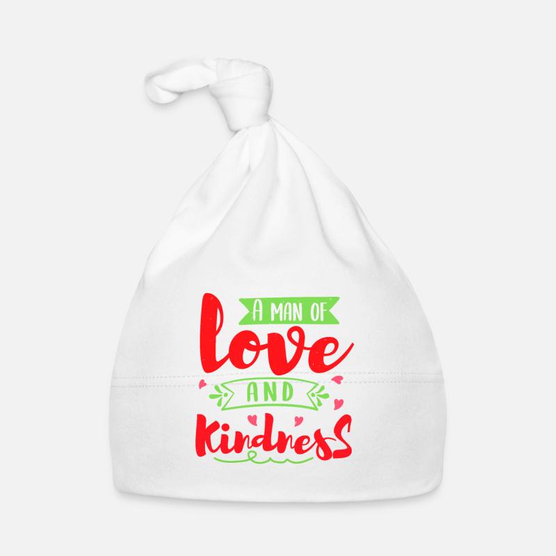 EIN MANN DER LIEBE UND GÜTE Baby Bio-Mütze