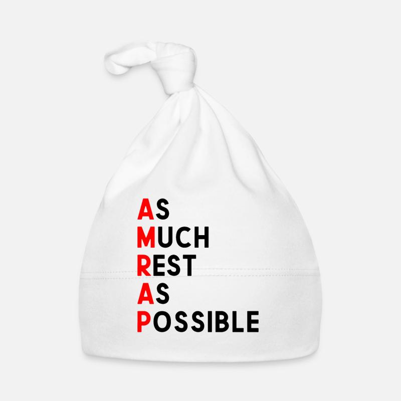 Autant de repos que possible AMRAP drôle Bonnet bio Bébé