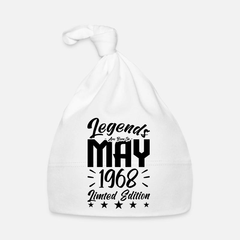 1968 births Birthday gift 1968. Organic Baby Cap