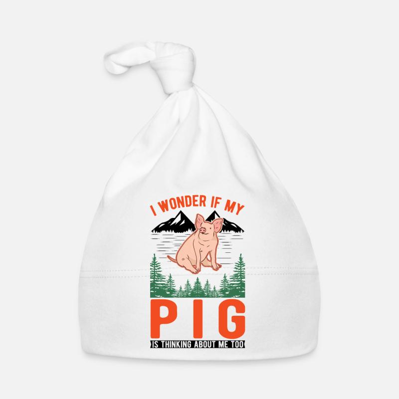 Pigs Farmer Farmer Pigs Organic Baby Cap
