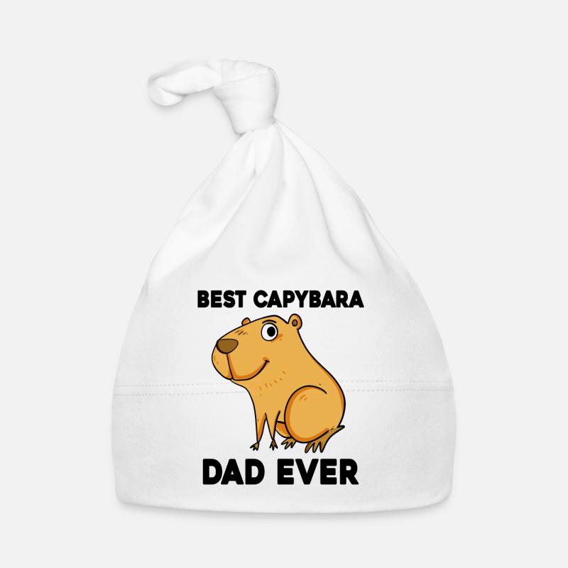 Capybara Père Capybara Capybara Cochon Bonnet bio Bébé