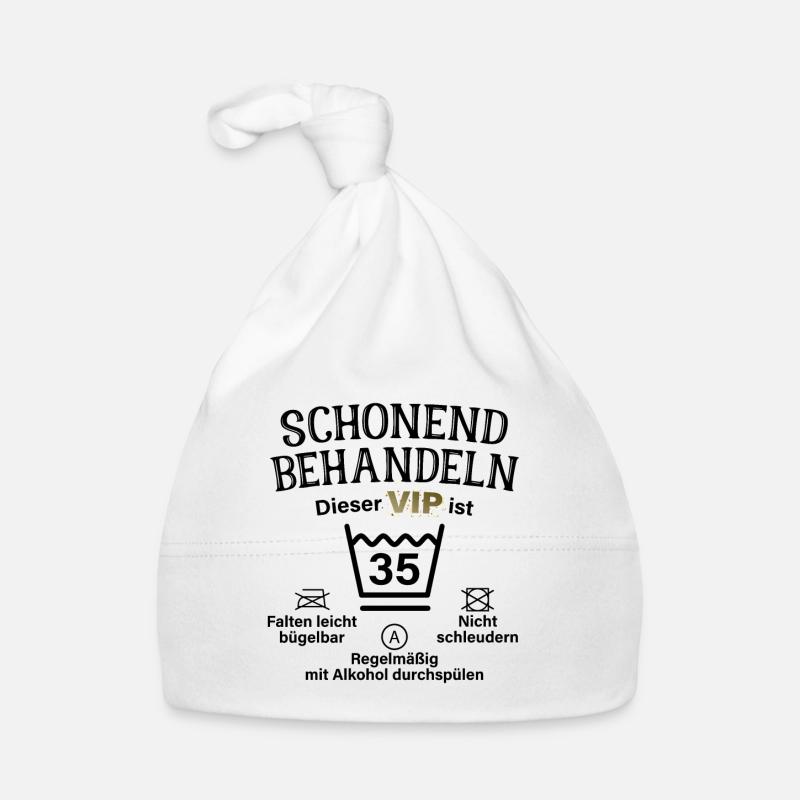 35. Geburtstag Schonend Behandeln 35 VIP ist 35 Baby Bio-Mütze