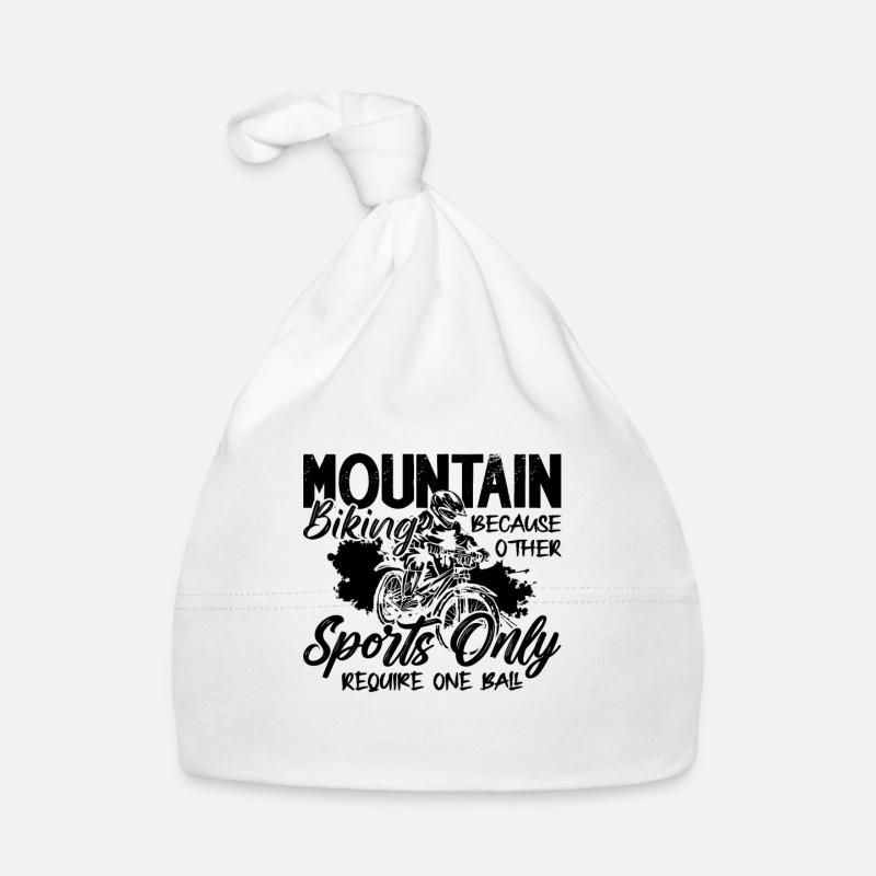 Mountain Biking Because Other Biker Mountain Biker Baby Bio-Mütze