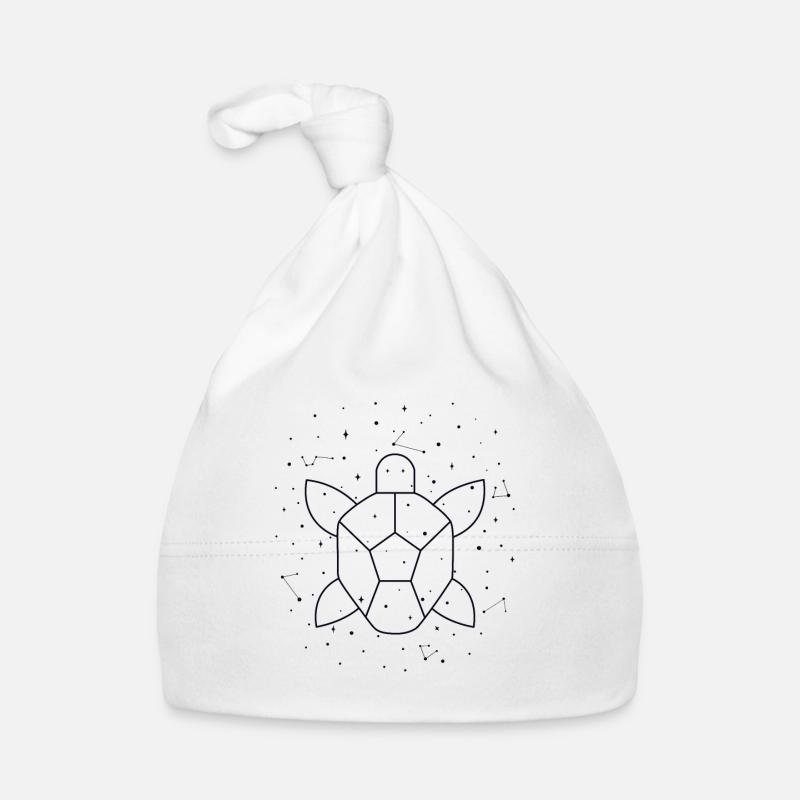Constellation de la tortue aquatique Bonnet bio Bébé
