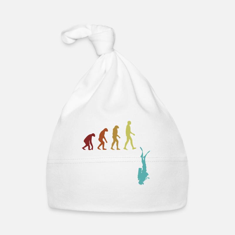 Masque de plongée sous-marine Evolution - Bonnet bio Bébé - blanc