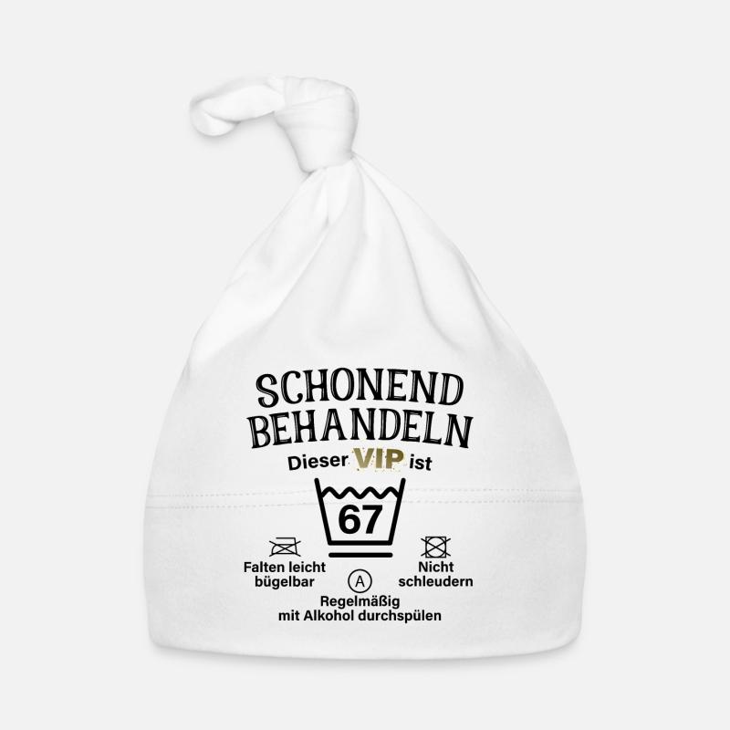 67. Geburtstag Schonend Behandeln 67 VIP ist 67 Baby Bio-Mütze