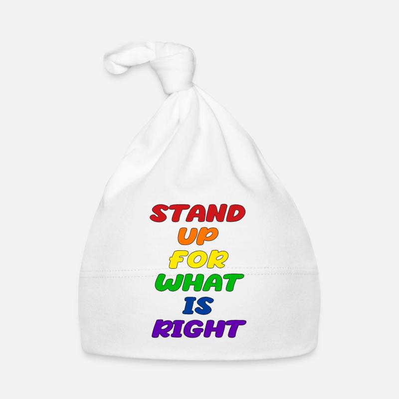 Pride LGBT Statement Baby Bio-Mütze