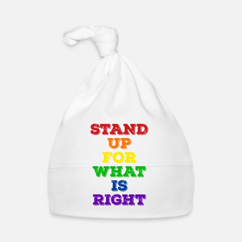 Pride LGBT Statement Baby Bio-Mütze