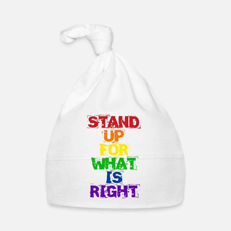 Pride LGBT Statement Organic Baby Cap