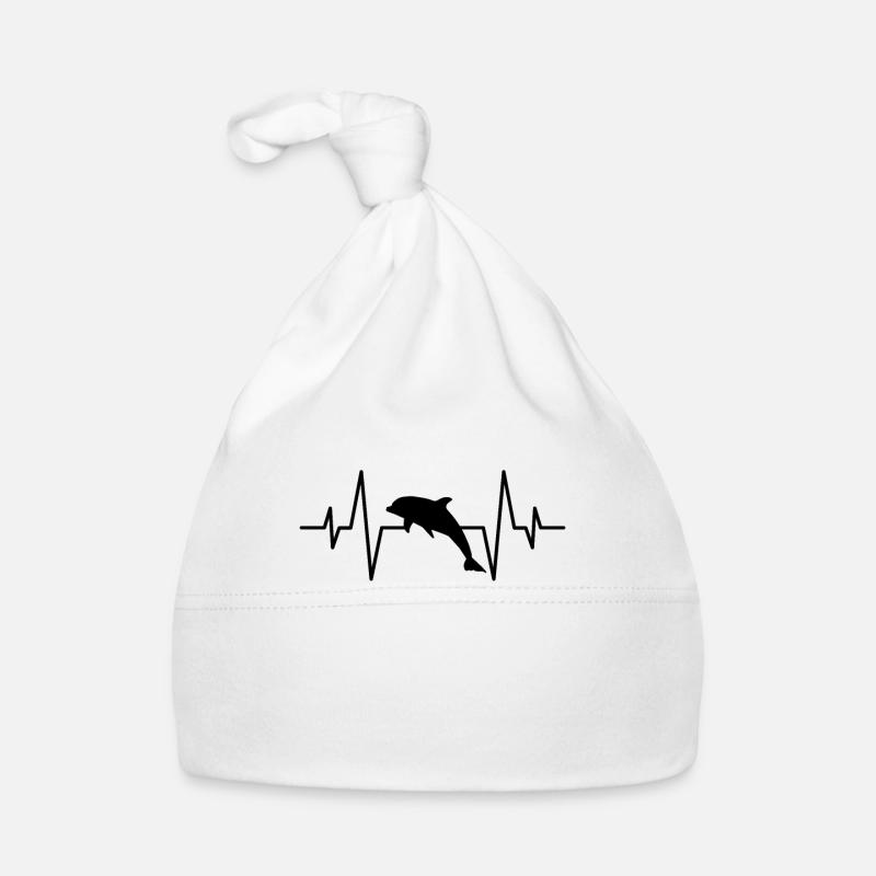 Battement de cœur de dauphin Bonnet bio Bébé