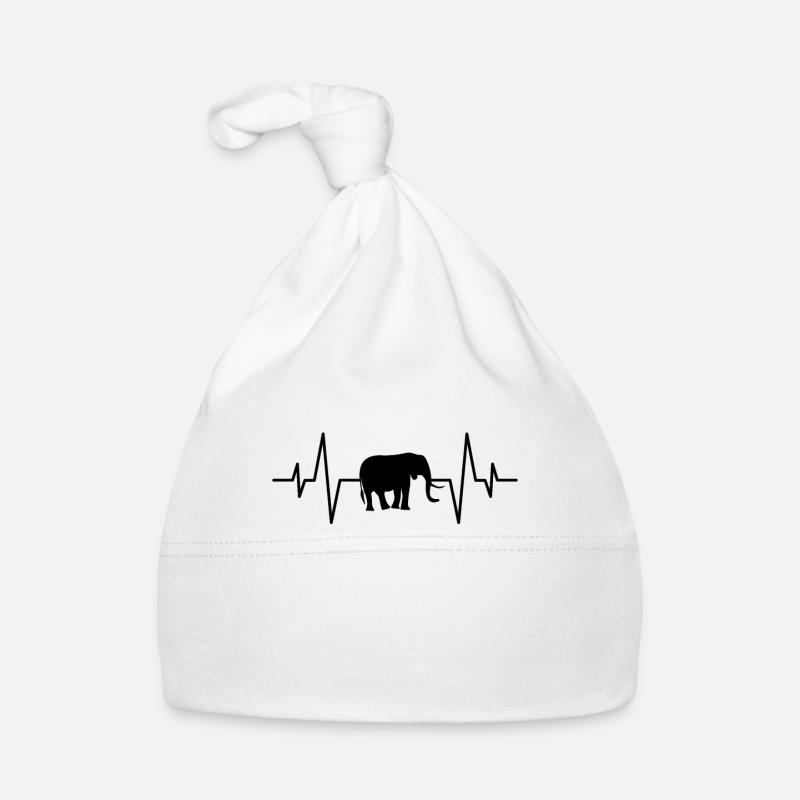 Battement de cœur d’éléphant Bonnet bio Bébé