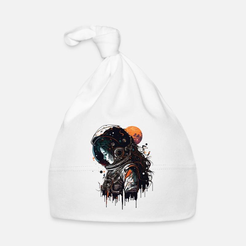Gothic Astronaut Organic Baby Cap