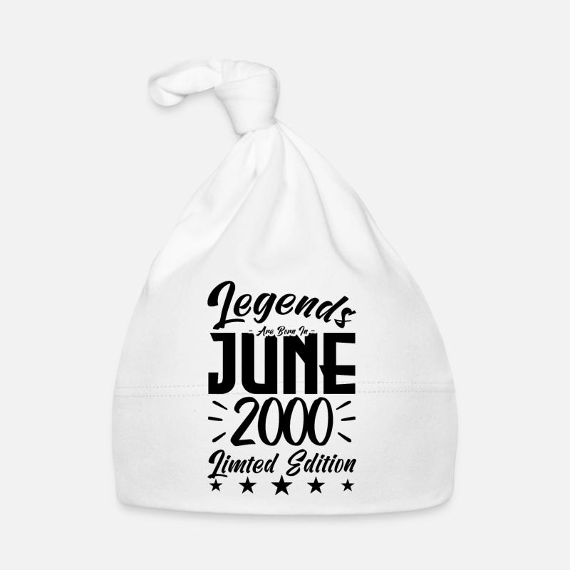 Geboren Juni 2000 Geburtstagsgeschenk 2000. Baby Bio-Mütze
