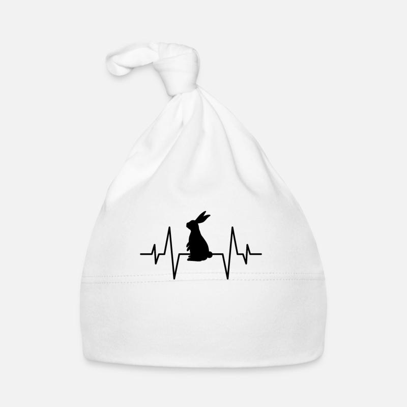 Rabbit heartbeat Organic Baby Cap