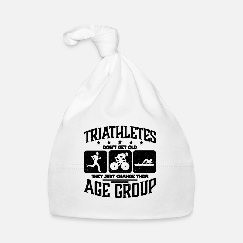 Triathletes Don't Get Old Cycling Triathlon Lover Baby Bio-Mütze