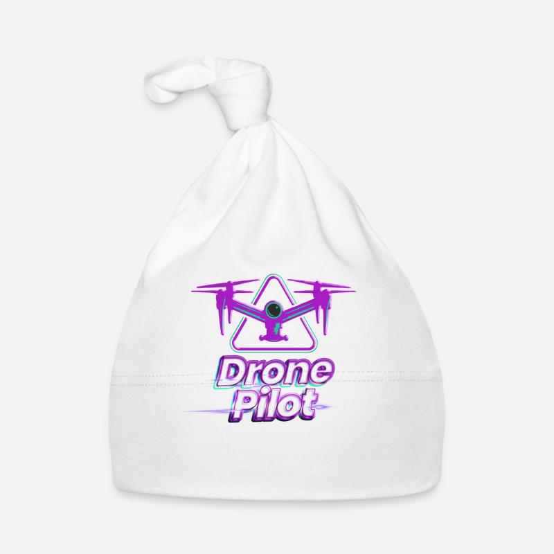 Drone Pilot Drone Pilot Drone Cadeau Bonnet bio Bébé