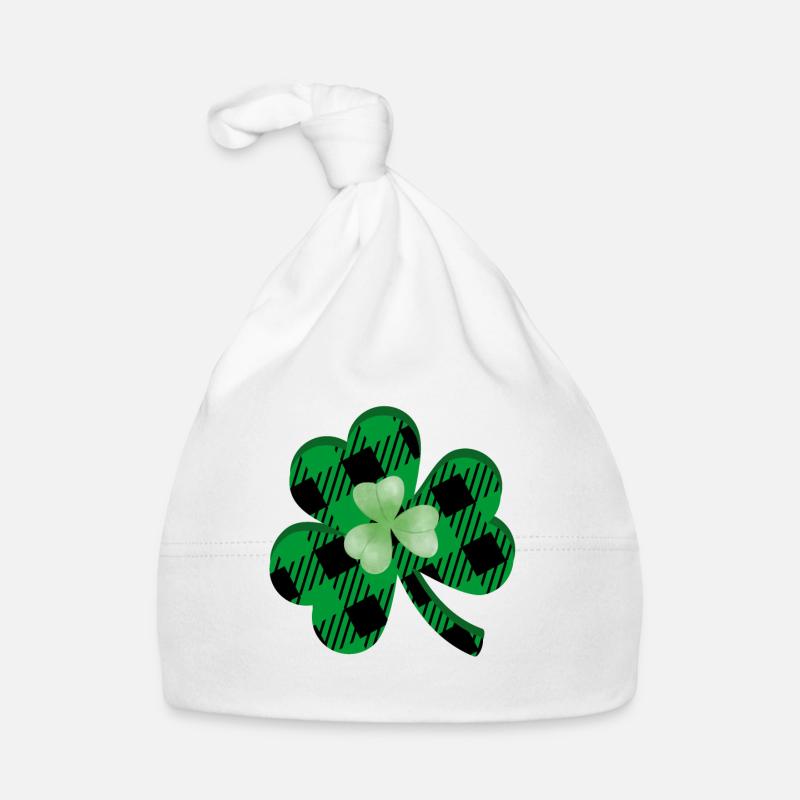 UN TRIFOGLIO FORTUNATO Cappellino ecologico per neonato