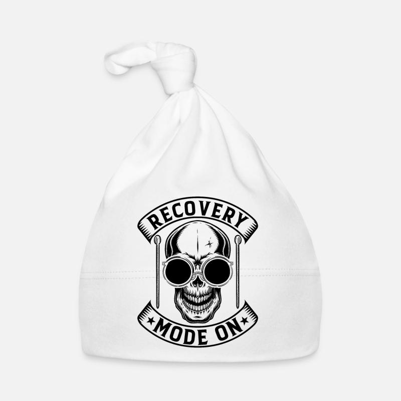 Recovery Mode On - Drummer Drum Player Baby Bio-Mütze