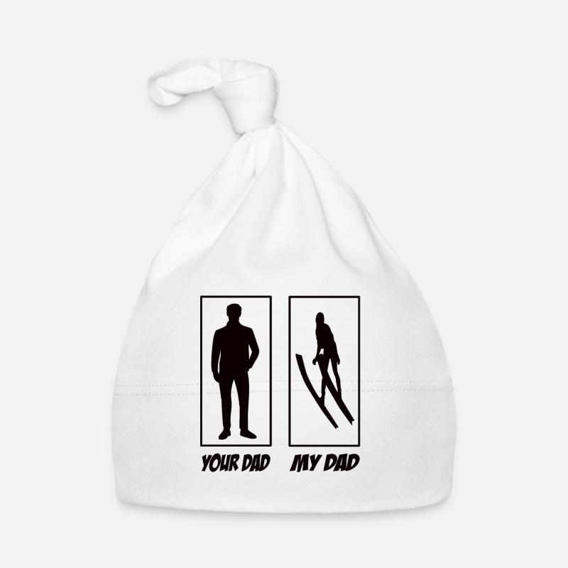Ton père mon père saut à ski papa Bonnet bio Bébé