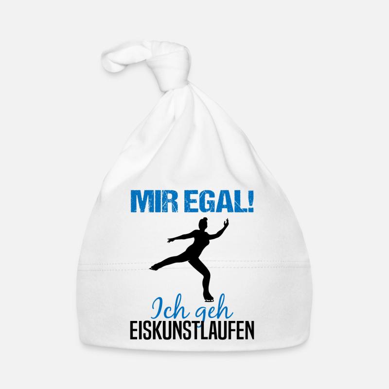 Eiskunstlauf Spruch Eiskunstläuferin Geschenk Baby Bio-Mütze