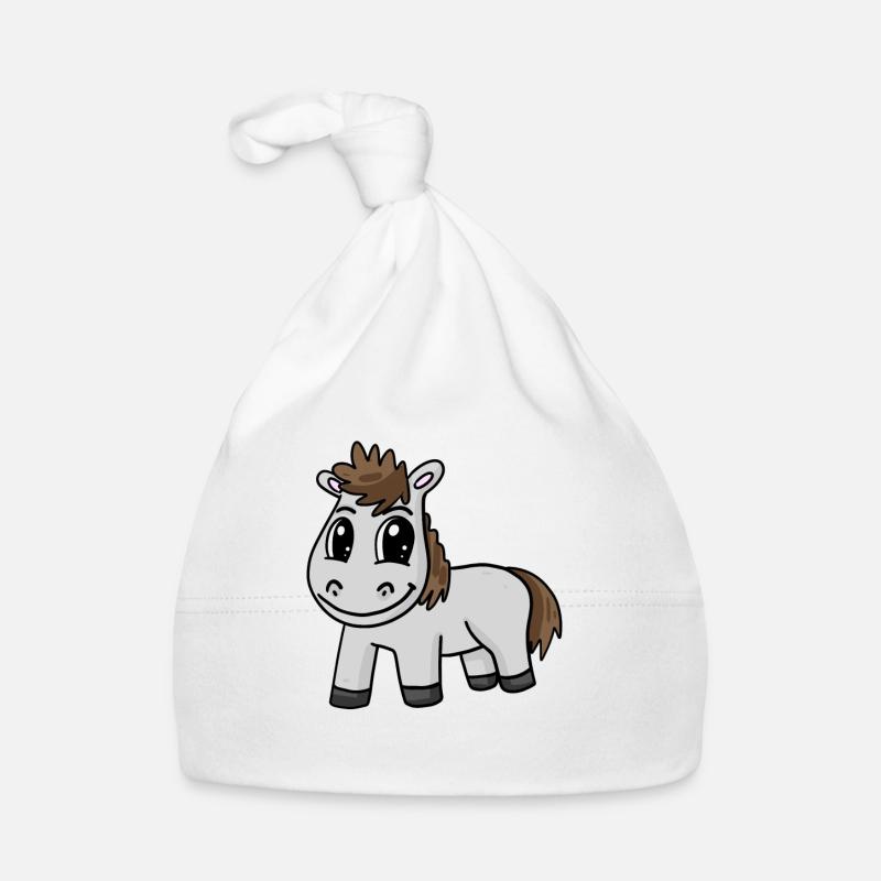 Pferd Baby Bio-Mütze