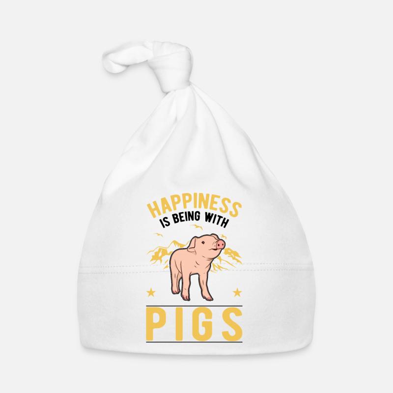 SchweineHappiness, c’est être avec les cochons Bonnet bio Bébé