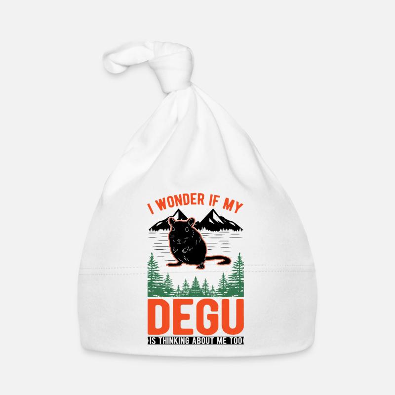 Degu propriétaire arbuste forêt de rats degu Bonnet bio Bébé
