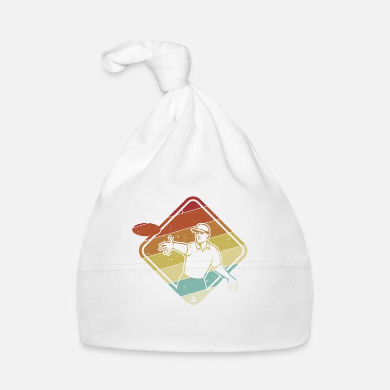 Retro Basket Disc Golfer Frisbee Golf Bonnet bio Bébé