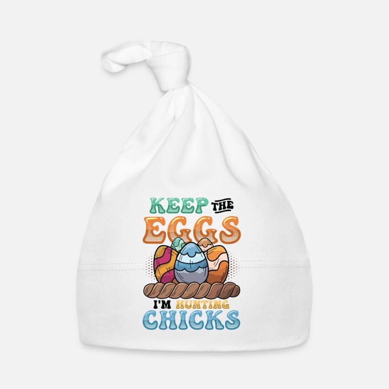 Keep The Eggs I'm Hunting Chicks Funny Adult Baby Bio-Mütze