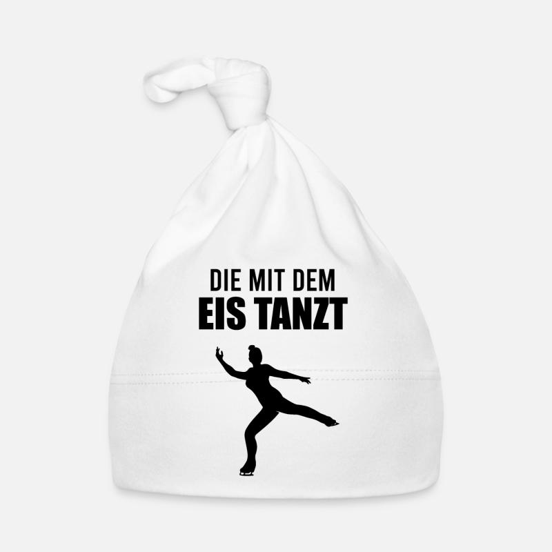 Eiskunstlauf Spruch Eiskunstläuferin Geschenk Baby Bio-Mütze
