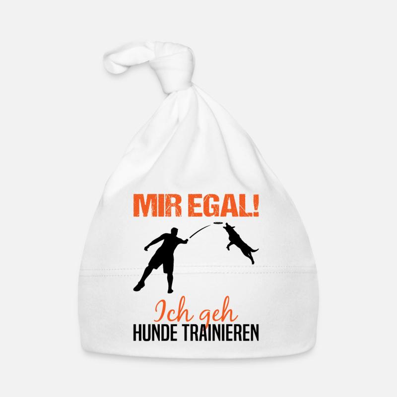 Hundetraining Hundetrainer Spruch Lustig Geschenk Baby Bio-Mütze