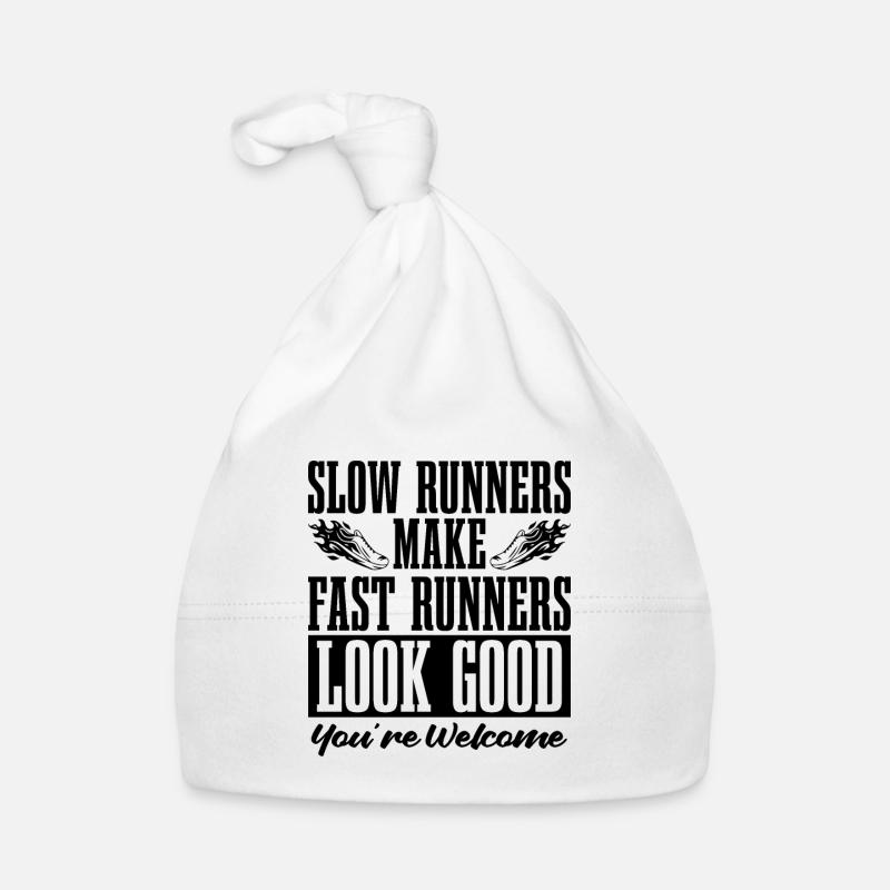 Slow Runners Make Fast Runners Athletic Marathoner Baby Bio-Mütze