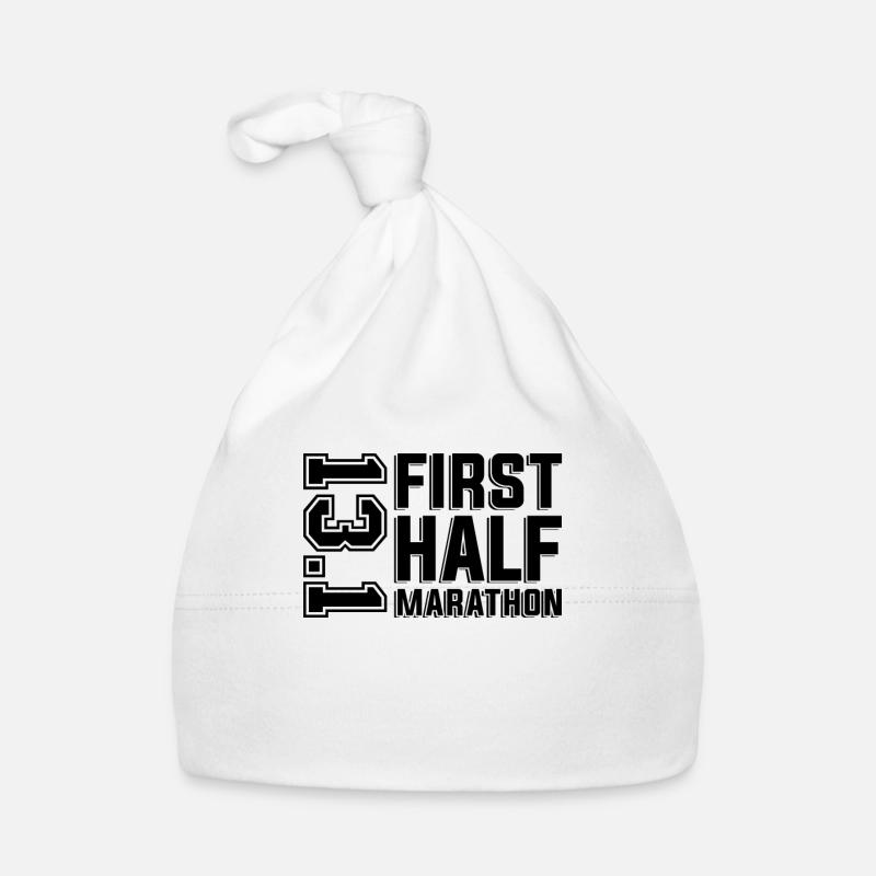 First Half Marathon 13.1 Triathlon Race Marathoner Organic Baby Cap