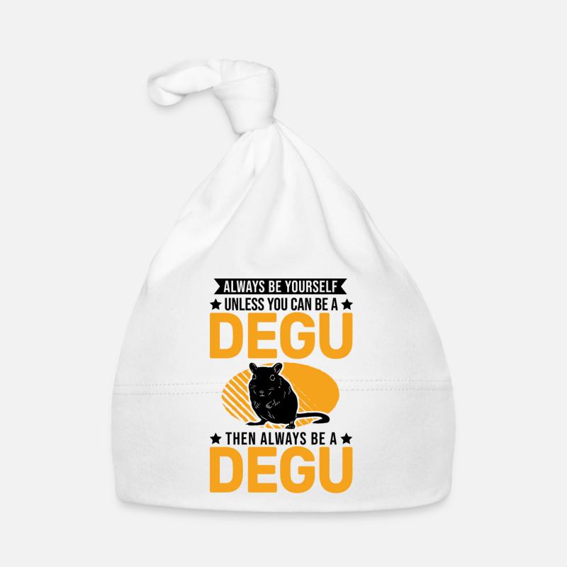 Soyez toujours vous-même Degu Walddegu Bonnet bio Bébé