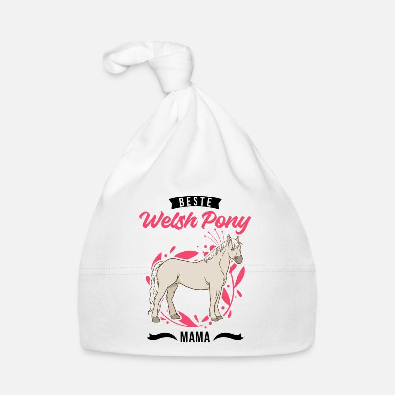 Beste Welsh Pony Mama Baby Bio-Mütze