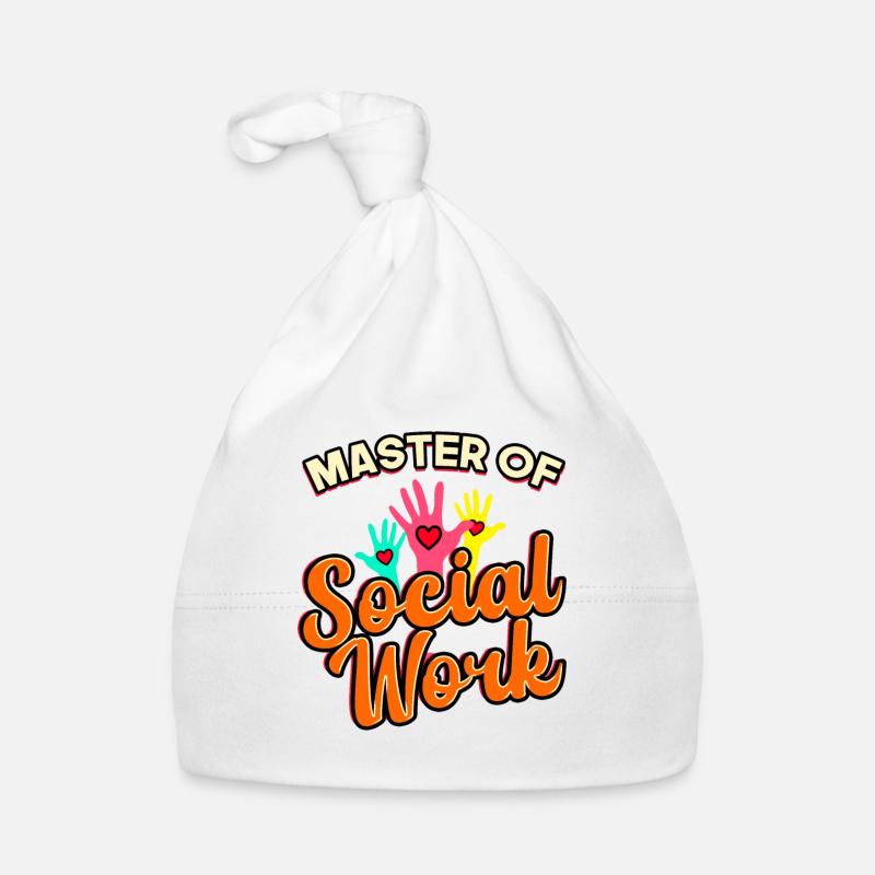 Master of Social Work Organic Baby Cap