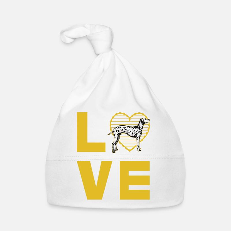 Dalmatiner Love Baby Bio-Mütze