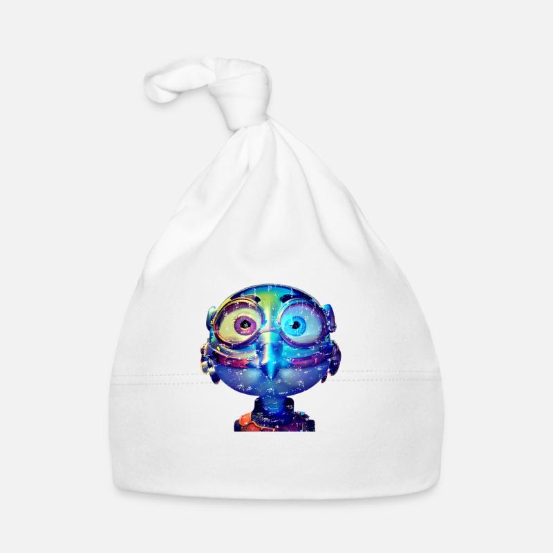 Poulet poule Cyborg bleu Bonnet bio Bébé