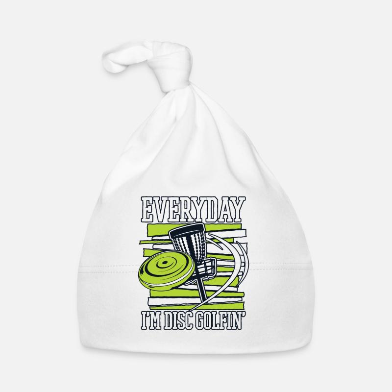 Everyday I'm Disc Golfing Frisbee Golf Korb Baby Bio-Mütze