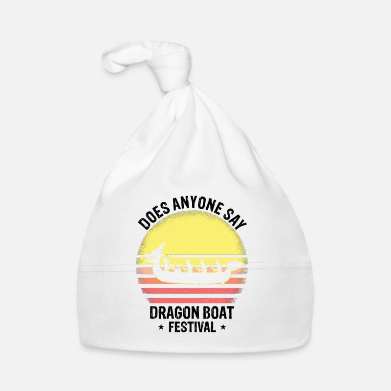 Dragon Boat Racing Theme for Dragon Boating Organic Baby Cap