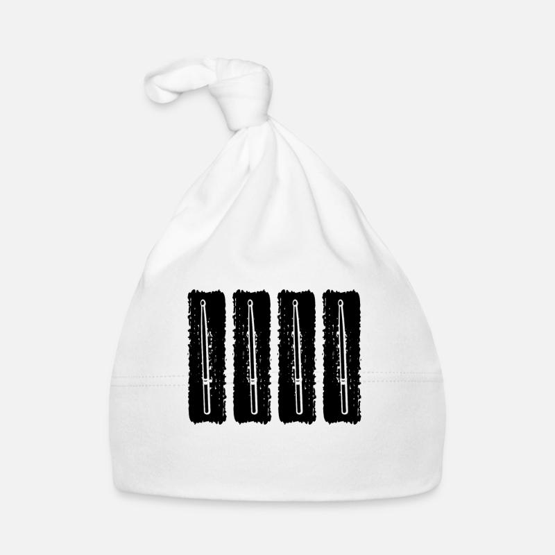 Drum Music Drum Player Drummer Instruments Organic Baby Cap