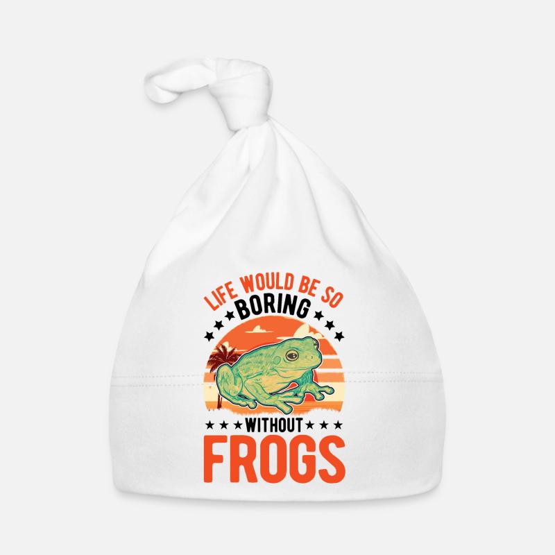 Frosch Geschenk Laubfrosch Baby Bio-Mütze