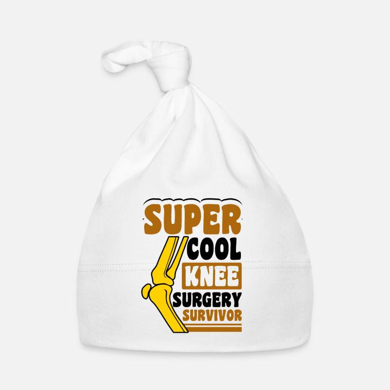 Super Cool Knee Surgery Survivor Baby Bio-Mütze
